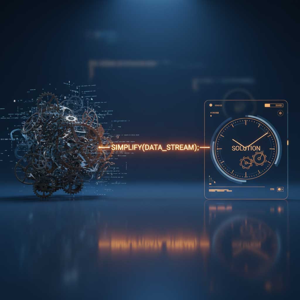 Kundenspezifische Programmierung zur Lösung komplexer geschäftlicher Herausforderungen und deren Umwandlung in einfache und effiziente Systeme.