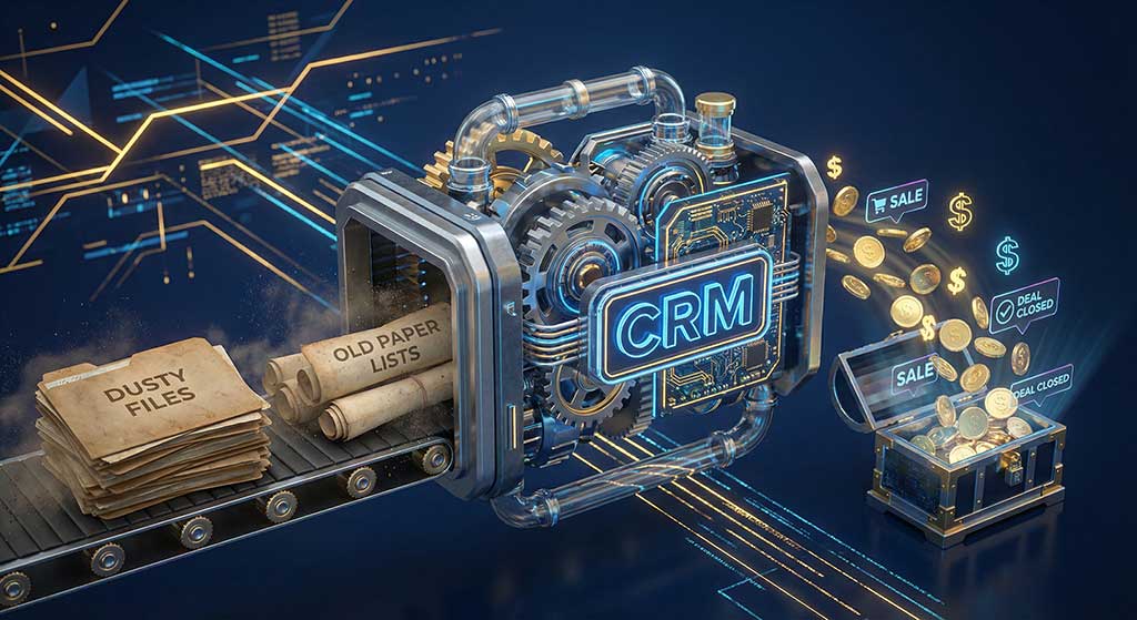 استراتژی بازگشت مشتری و تبدیل دیتابیس قدیمی به فروش با نرمافزار CRM و اتوماسیون.